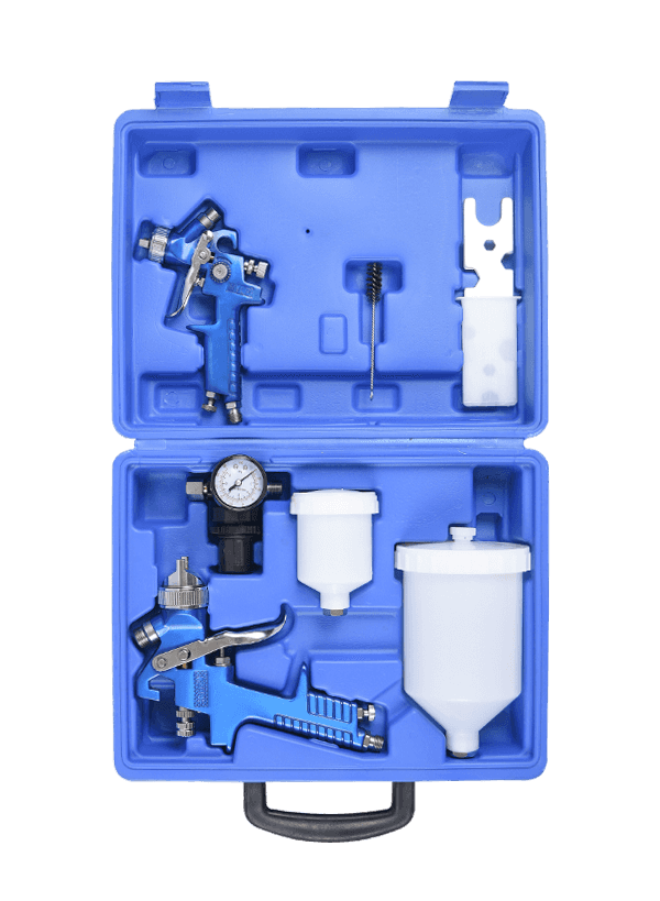 Water-based paint spray gun -HVLP-H-827 set-blue