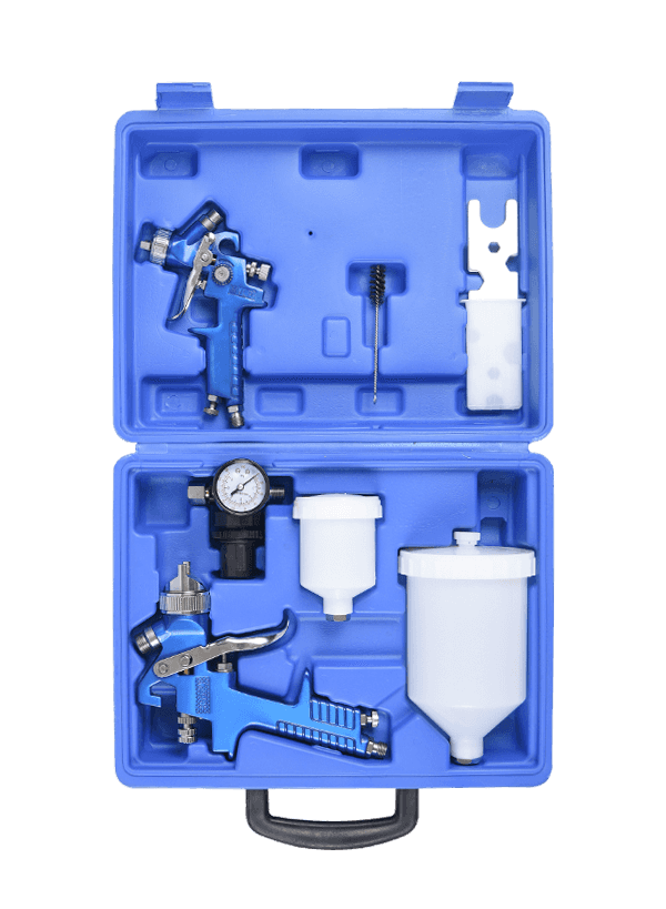 Water-based paint spray gun -HVLP-H-827 set-blue